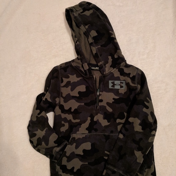 under armour hooded sweatshirt camo